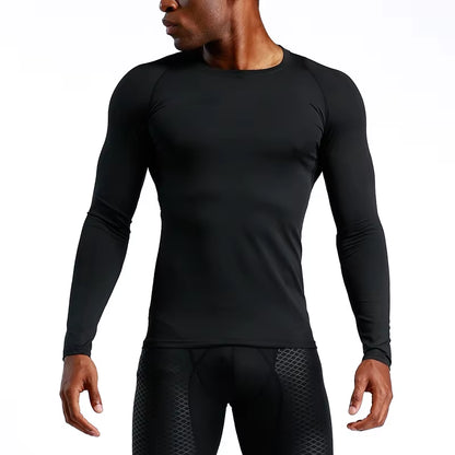Custom Wholesale Long Sleeve Gym Wear Men'S T-Shirt Fitness Basketball Training Jogging Fitness Sportswear